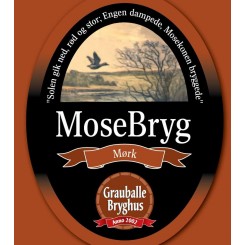 Grauballe Mørk Mosebryg - 50 cl. 