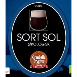 Grauballe Sort Sol ØKO - 50 cl.